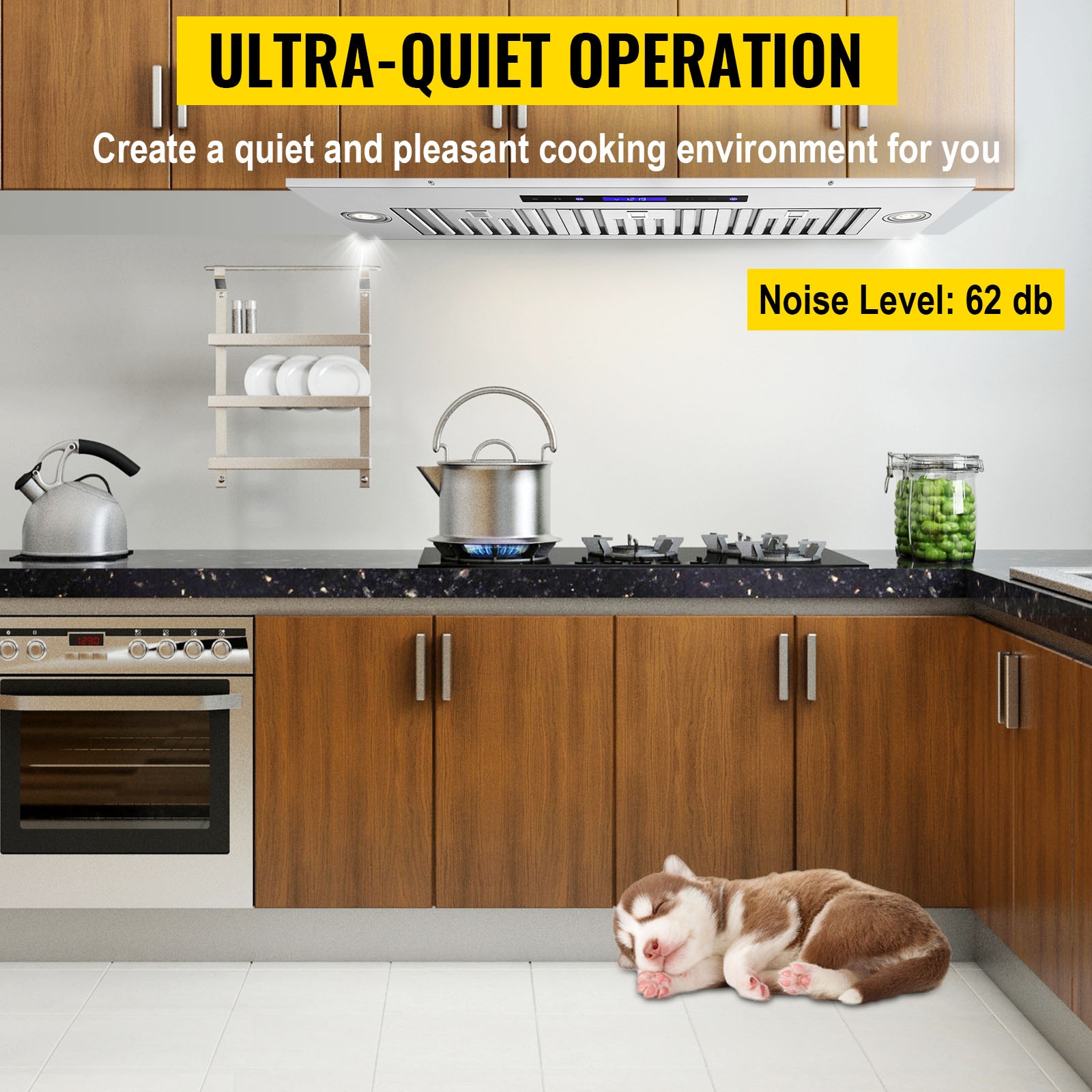 Stainless Steel Built-in Range Hood With Touch And Remote Control_voghion.com